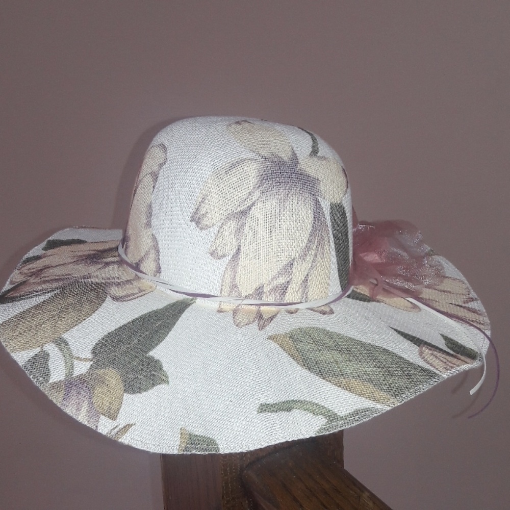 Beautiful floral hat